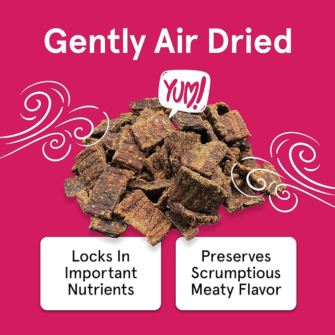 TRMC Real Meat Dog Treats - Two 12oz Bag of Bite-Sized Air-Dried Lamb & Venison Jerky for Dogs - Grain-Free Jerky Dog Treats with 95% All-Natural, Free-Range, Grass Fed Lamb & Venison