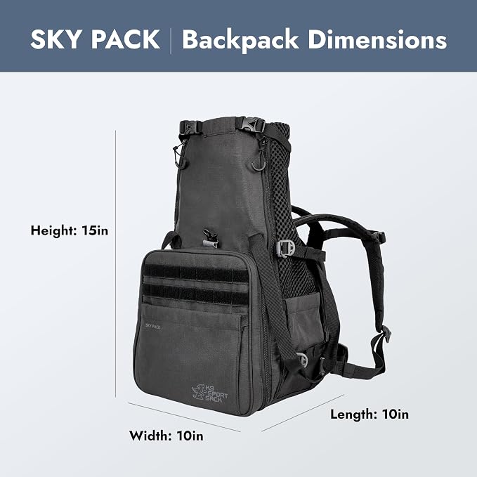 K9 Sport Sack Sky Pack, Extra Small - Ideal for Dogs with 9-12” Back Length - Dual-Purpose Dog Backpack + Airline-Approved Carrier