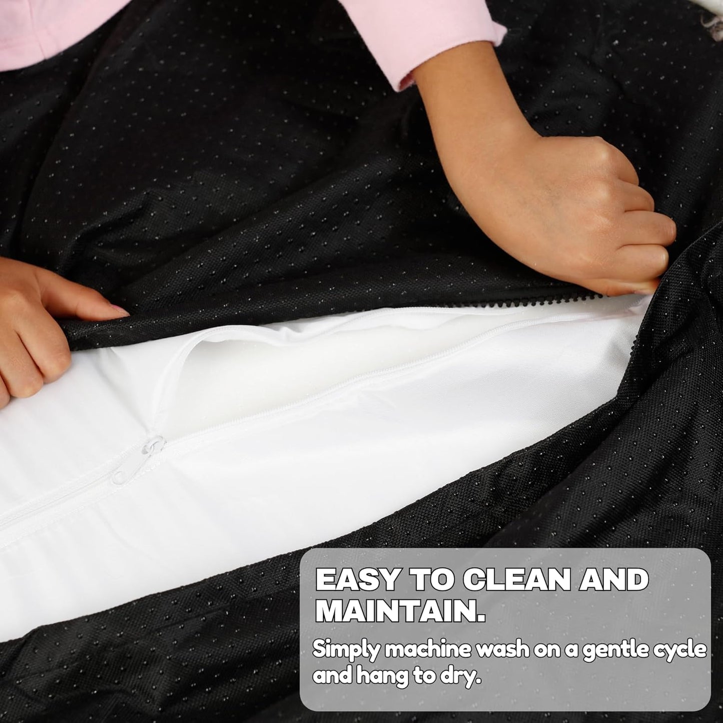 IHAPPYDOG Luxury Faux Fur Orthopedic Dog Bed, Memory Foam Dog Bed for Small, Medium, Large and XL Pets, Fluffy Pet Bed with Waterproof and Washable Cover (Brown, 50"x30")