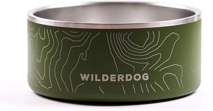 Widlerdog Stainless Steel Dog Bowl with Extra Durable Kitchen-Grade BPA-Free Stainless Steel with Non-Slip Rubber Ringed Bottom
