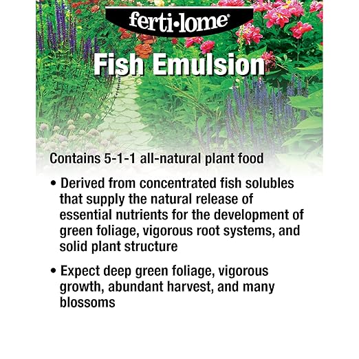 Fertilome (10611) Fish Emulsion Fertilizer 5-1-1 (16 oz)