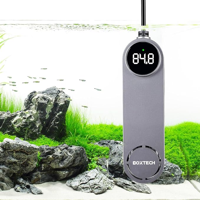 UPETTOOLS Submersible Aquarium Heater with Digital Thermostat, Adjustable Temperature Fish Tank Heater for 20-70 Gallon Tanks, Overheat and Dry Burn Protection, for Freshwater and Saltwater Aquariums