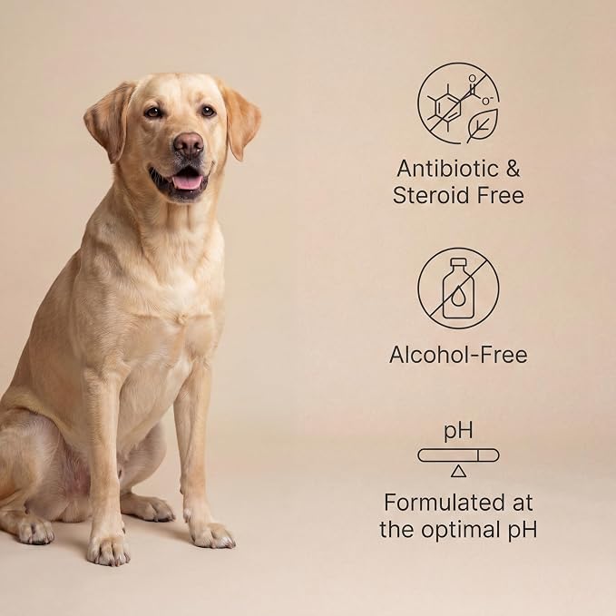 Goldie Dog Essentials Dog Skin Care Bundle, Hypochlorous Acid Spray, Probiotic Wipes & Dog & Puppy Shampoo for Sensitive Skin, Paw Licking, Itch Relief & Hot Spots
