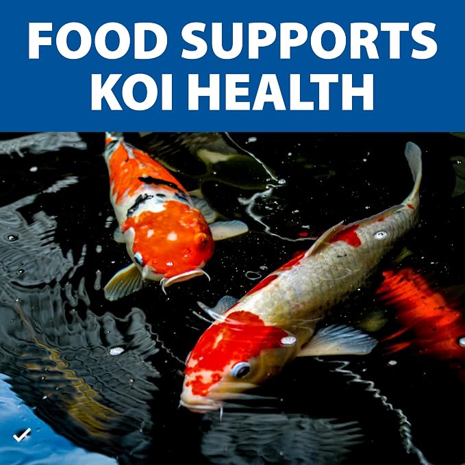 The Pond Guy Growth & Vibrance Fish Food for Show Quality Koi & Goldfish, Premium Protein Floating Pellets for Balanced Nutrition, 2 lbs