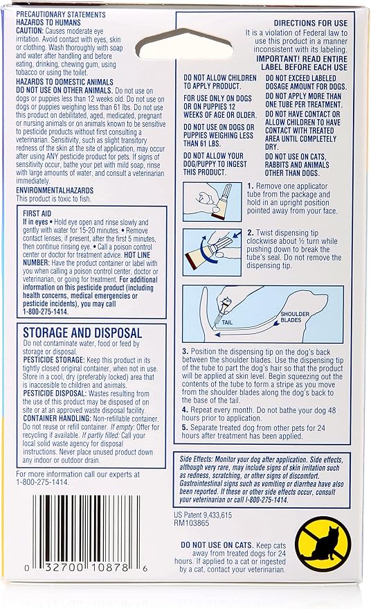 Hartz UltraGuard Pro Flea & Tick Topical Dogs & Puppies Treatment & Prevention, 3 Months, 61 - 150 lbs