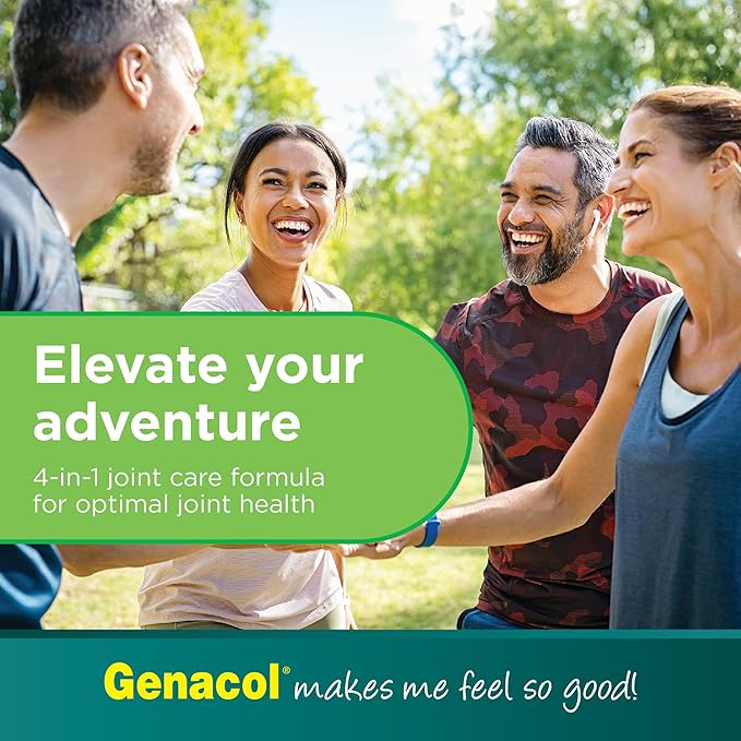 Genacol Optimum – Glucosamine, Chondroitin, MSM and Ultra-Hydrolyzed Collagen Joint Supplement, Maintains Healthy Joints, Protects & Lubricate Cartilage, 90 Tablets (30-Day Supply)
