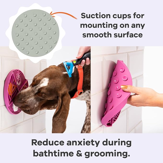 Paradise 3-Pack Bundle – Dog Lick Mats for Slow Feeding & Anxiety - Non-Slip Silicone Slow Feeders with Suction Cups - Dishwasher Safe Pet Dishes for Grooming, Training, and Boredom Relief