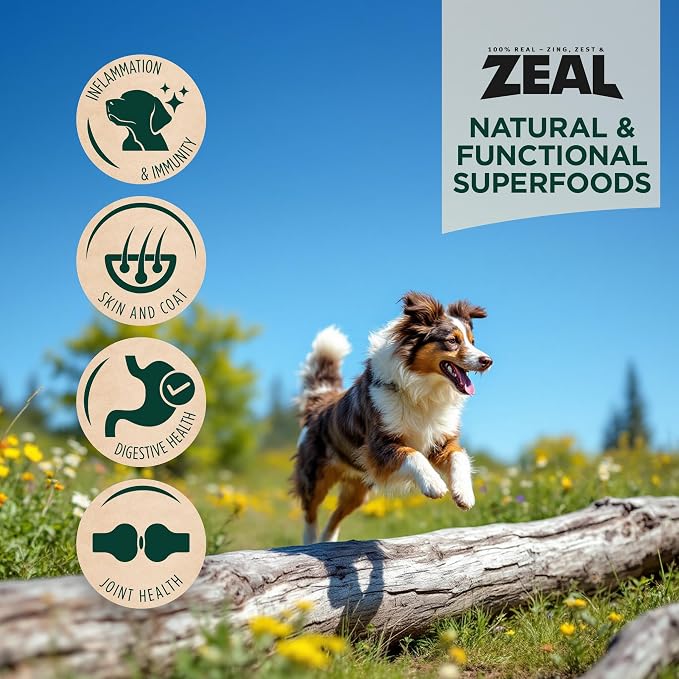 ZEAL Canada Air-Dried Beef Recipe for Dogs - High Protein, Natural Superfoods, Nutrient Rich, No Fillers, Grain Free, Complete & Balanced (Beef, 5.5lb)