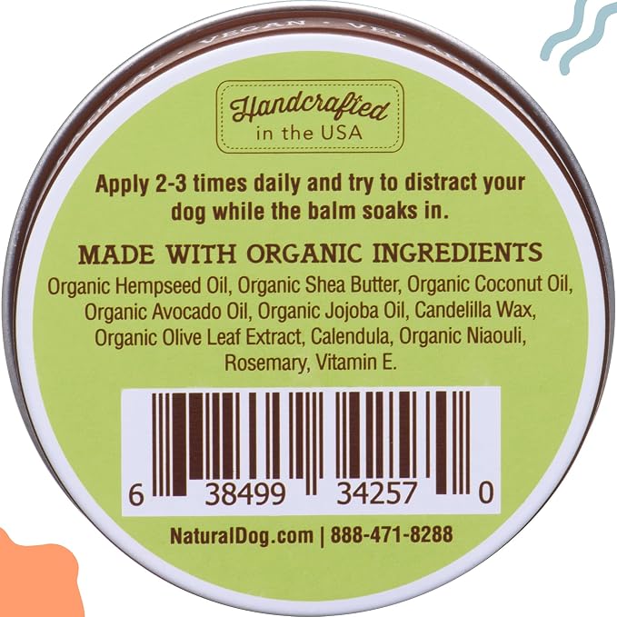 Natural Dog Company Wrinkle Balm for Dogs – Dog Skin Fold Balm for Bulldogs, Frenchies & Pugs, Moisturizing Face Fold Care for Warm Weather, Humid Summer Days & Daily Cleaning Routines, 1oz Tin