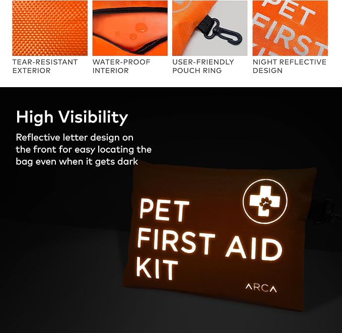 ARCA PET Dual First Aid Kit Bundle – Home, Travel, and Outdoor Emergency Essentials
