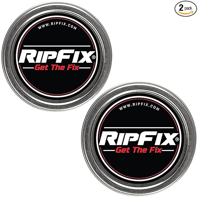 RipFix Hand Repair Balm for Dry Cracked Hands, Hand Salve for Gymnastics and Rock Climbers, Rip Fix Climbing Salve for Men and Women, Premium Gymnast Balm for Hardworking Hands, 2 Classic 1.34 oz Tins