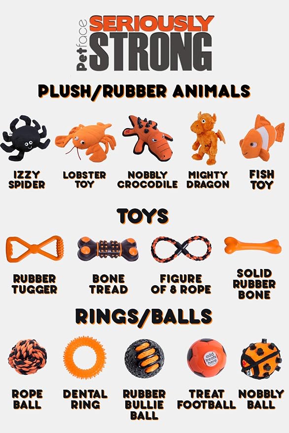 Petface (Seriously Strong Nobbly Lobber Dog Toy