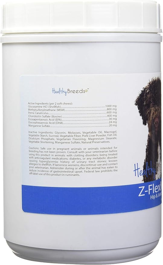 Healthy Breeds Lagotti Romagnoli Z-Flex Max Dog Hip and Joint Support 180 Count