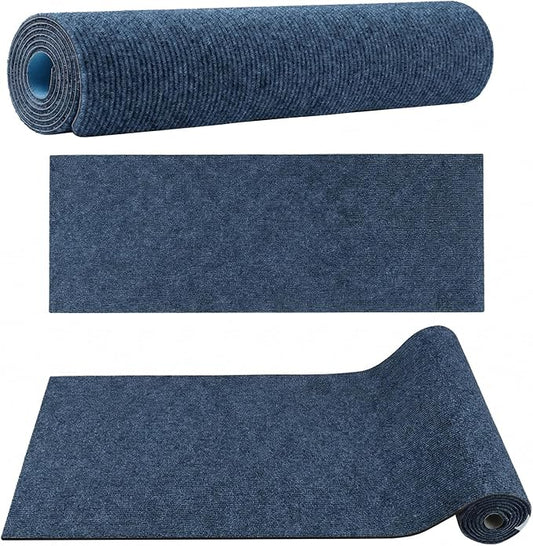 Cat Scratching Mat, Furniture Protector, Self-Adhesive (Nails Included in the Package) (Blue, 15.7 x 39.3 inch)