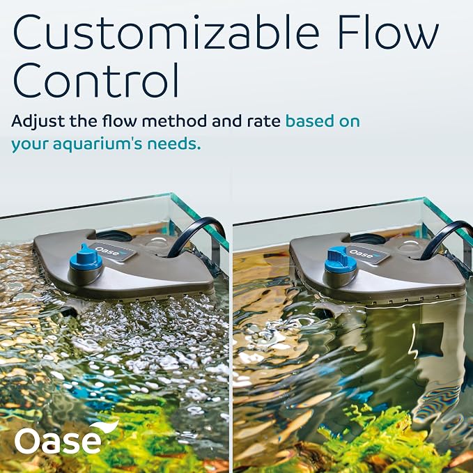 Oase BioPlus Thermo 200 Compact Internal Filter for Clean & Clear Aquarium Water – Easy Maintenance, Discreet Corner Mount, Integrated Heater, For Freshwater Tanks up to 55 Gallons