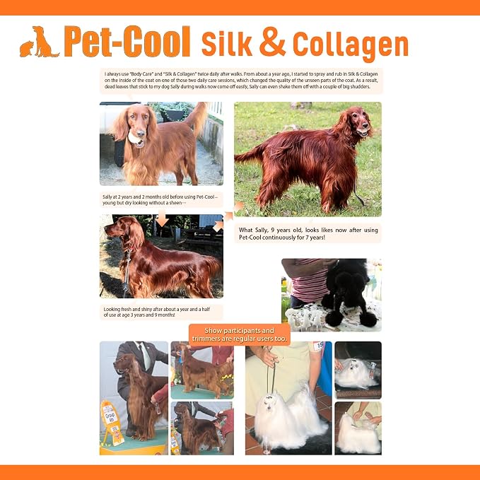 Silk & Collagen Grooming Spray (for Dogs and Cats)