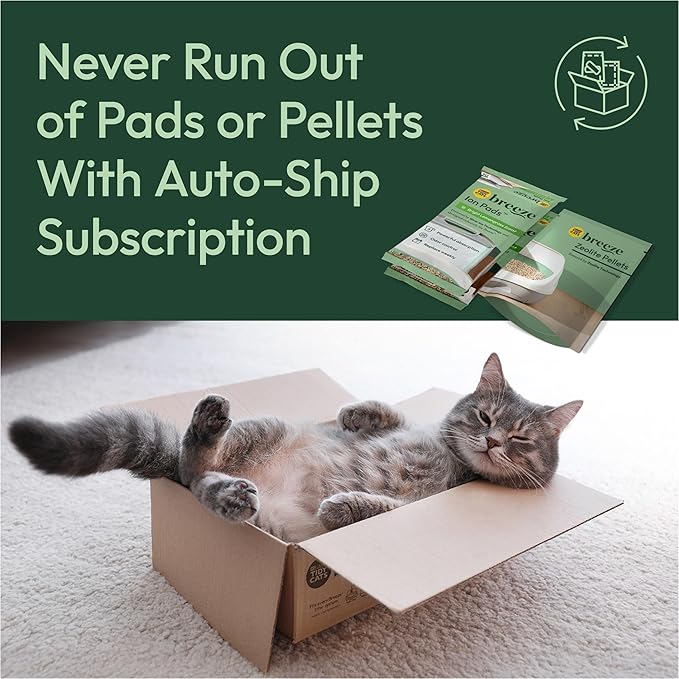 Purina Tidy Cats Scented Litter Pellets, Breeze Enhanced Refill Litter Pellets in Recyclable Box - (4) 7 lb. Bags