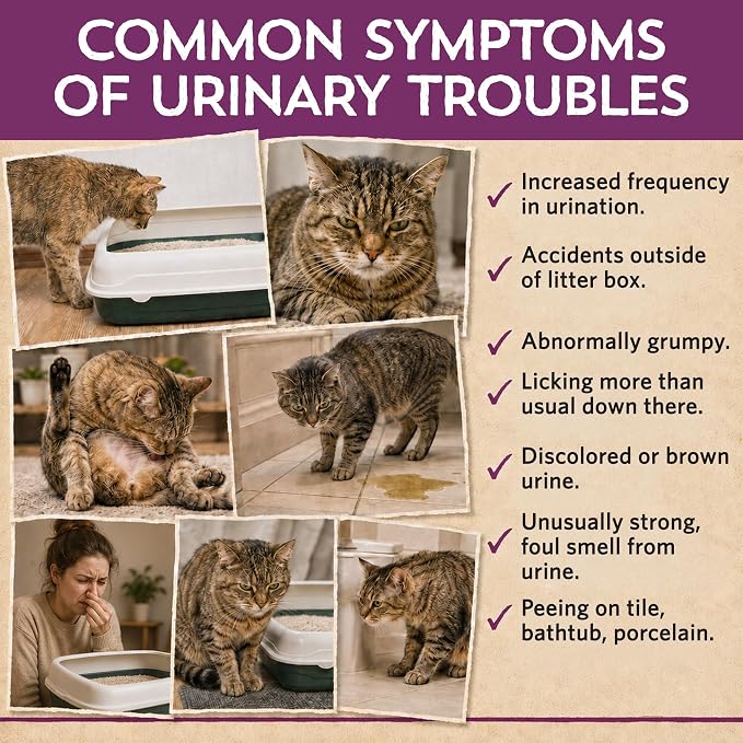 Kitty P. Freely Cat Probiotic Powder with Cranberry, Supports Urinary Tract & Kidney Health, Digestive & Immune Support, Made in USA, 30-Day Supply