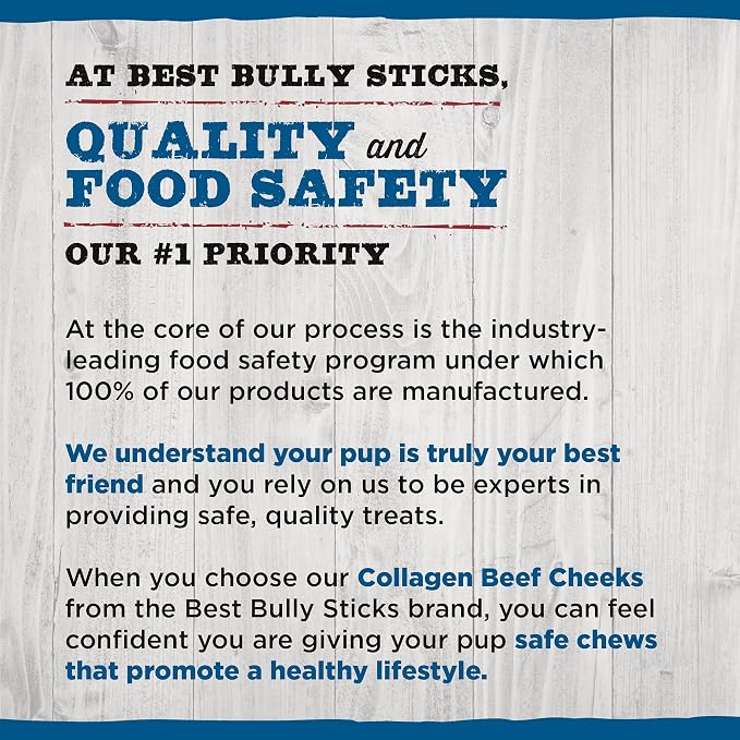 Best Bully Sticks Chicken-Wrapped Beef Cheek Treats - Medium 4 Count (Pack of 1) - All-Natural, Collagen-Rich, Healthy Dog Treats