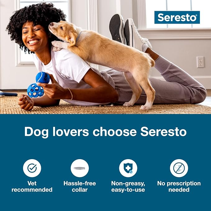 Bundle of Seresto Small Dog Under 18 lbs. + Pet Protect Calming Fast-Acting Soft Chews for Dogs, 60 Count