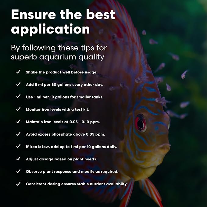 Brightwell Aquatics Florin-Fe Iron Supplement for Planted Aquariums – Dual-Action Iron Source for Plant Growth, Chlorophyll & Vibrant Foliage – Daily Dosing, 2L