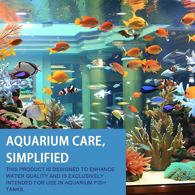 Aquarium Water Regulator and dechlorinator - 67.64 Ounce for Freshwater and Marine Aquariums (2000ML / 67.64OZ)