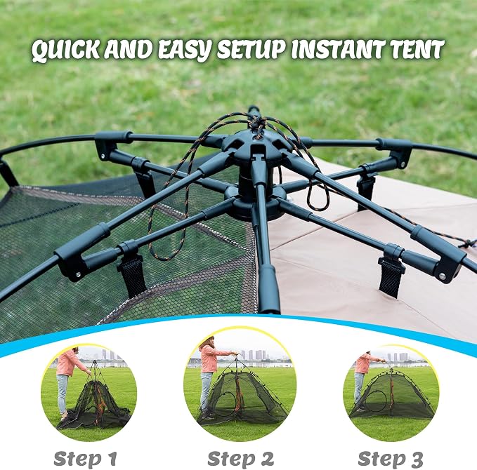 Quickup Pop Up Cat Tent for Outside, X-Large Catio & Cat Enclosure with Fish-Shaped Cat Mat, Portable Outdoor Cat Playpen for Multiple Cats, UV-Protected Cat House for Backyard Balcony Camping