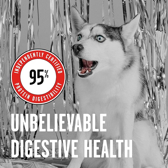 BIXBI Liberty Freeze-Dried Dog Food Topper & Treats, Beef – 98% Meat & Organs, No Refrigeration – USA Made, 12 oz