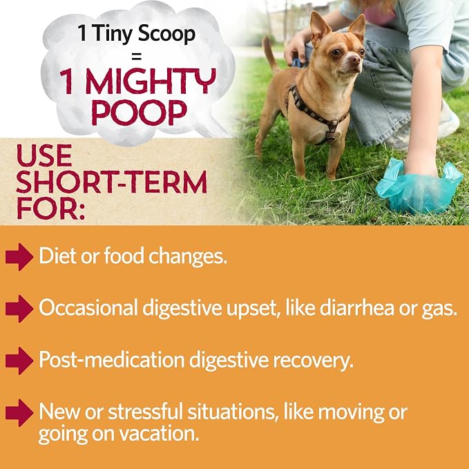 Pumpkin for Dogs with Probiotics, 7-Day Serving for Diet Changes & Upset Stomach, Smooth Move Probiotics for Dogs for Digestive Gut Health
