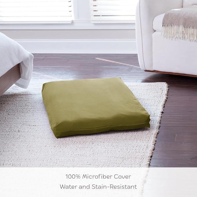 Happy Hounds Cooper Deluxe Reversible Crate Pad - Medium - Moss