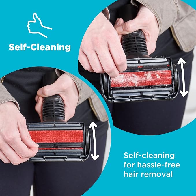 Simplicity Vacuums Pet Fur Remover for Furniture or Clothes, Use as Pet Hair Vacuum Attachment or Lint Roller for Pet Hair, SPET-Tool