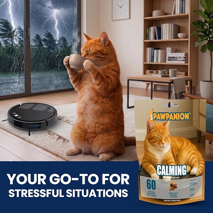 Calming Soft Chews for Cats Stress & Anxiety 60 Count