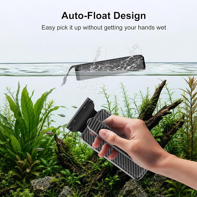 Aquarium Magnet Glass Cleaner（M） | Very magnetic，The handle is easy to grip，Easily Remove Stains，Dual-Sided Cleaning Surfaces，Self-floating Design