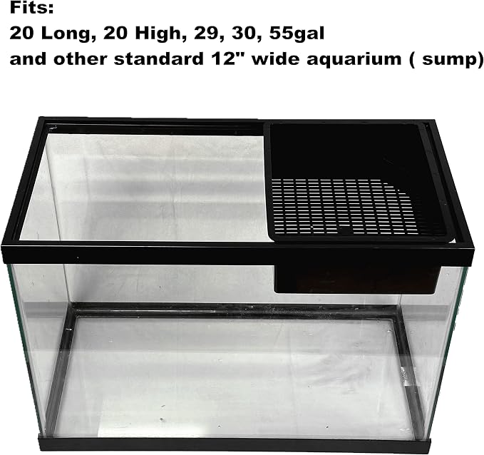 Aquarium Media Basket for 12" Wide Tank 20/29/30/55gal DIY Filter pad Sump Wet Dry Trickle Filter