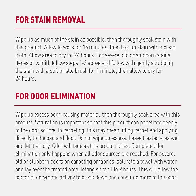 Nature's Miracle Advanced Dog Stain and Odor Eliminator Foam, Severe Mess Enzymatic Formula, 17.5 oz, 6 pack