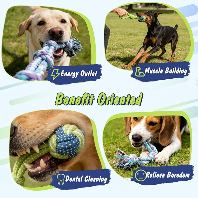 Outdoor Tug of War Dog Toy with Reinforced Tripod Base - Heavy Duty Iron 360° Interactive Tether Tug Toy for Backyard Solo Play - Adjustable Spring Pole Rope System for All Breeds