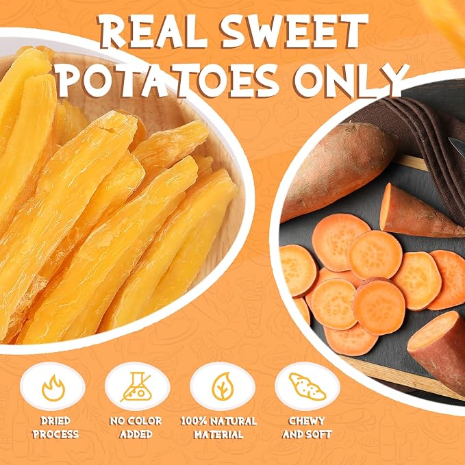 PAWUP Sweet Potatoes Strips &Chicken Wrapped Sweet Potato Dog Treats, Chewy Sticks for Small & Medium Dogs, Easy to Digest, 12.5oz
