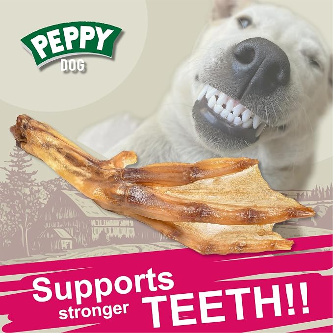 All Natural Duck Feet Dog Treats (20 pcs) | Dehydrated for Freshness | Supports Joint Health with Glucosamine and Chondroitin | Promotes Dental Hygiene | Perfect for Small and Medium Dogs