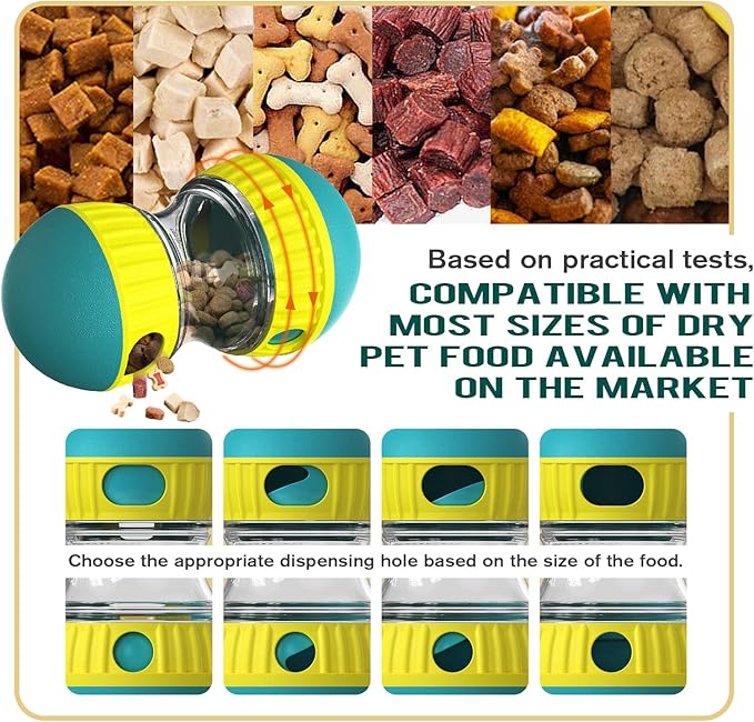 BSISUERM Dog Treat Dispenser Puzzle Toy Bundle with Upgraded Strong Suction Cup Tug of War Dog Rope Toy