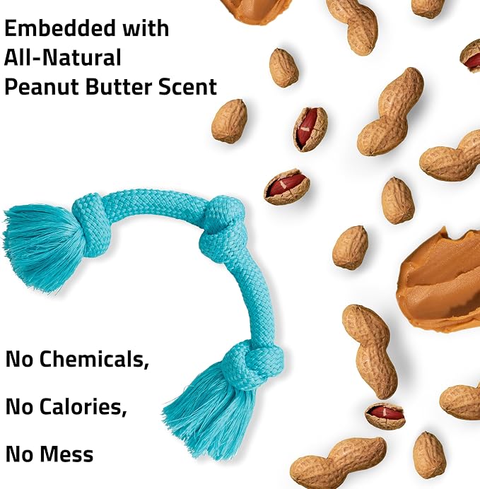 Playology Dri-Tech Rope X-Large Peanut Butter & Beef 2-Pack