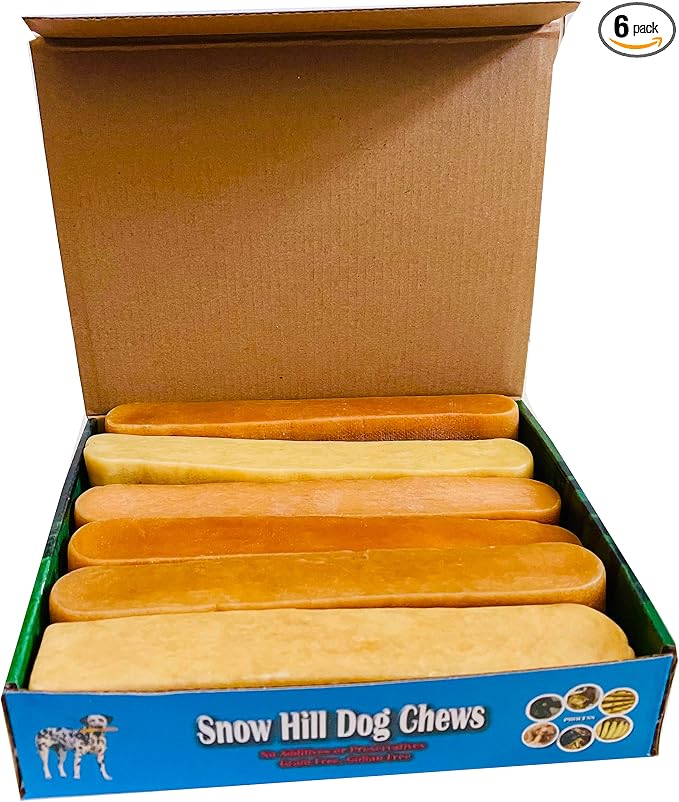 Snow Hill Himalayan Yak Cheese Dog Chews XXL – Long Lasting Natural Treat for Aggressive Large, X-Large Chewers Dogs – 100% Digestible, Grain-Free, Rawhide Free Monster – 3 lb Box