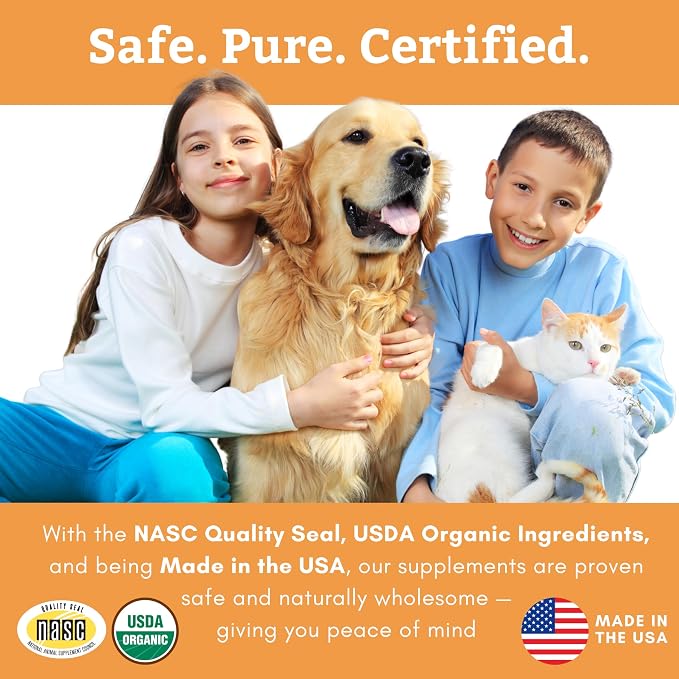 Wholistic Pet Organics Canine Complete - Dog Multivitamin Powder - 2 Lb - Daily Dog Vitamins and Supplements for Homemade Food - Immune System, Skin, Coat & Overall Health - All Breeds - 90 Scoops