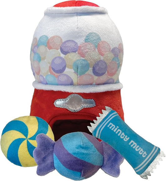 FOUFIT Hide and Seek Gumball Machine Burrow Toy, 8-inch Height