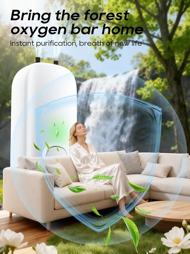 Cat Litter Deodorizer Plug in - Ozone-Free Negative Ion Air Purifier for Litter Box, Compact Odor Eliminator for Strong Pet Odors, Dog Odor Eliminators for Home, Bedroom, Kitchen (white 3pcs)
