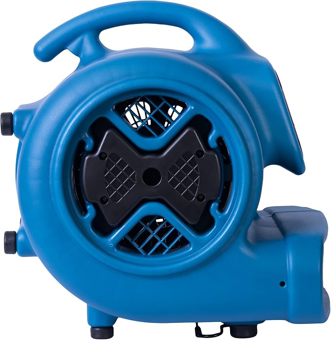 XPOWER P-630 Pro 1/2 HP 2800 CFM Centrifugal Air Mover, Carpet Dryer, Floor Fan, Blower, for Water Damage Restoration, Janitorial, Plumbing, Home Use