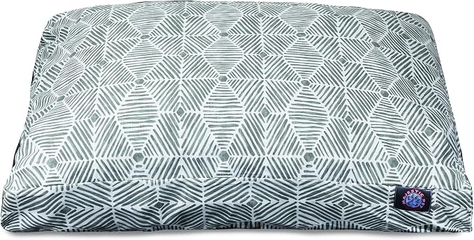 Majestic Pet Charlie Gray X-Large Rectangle Bed