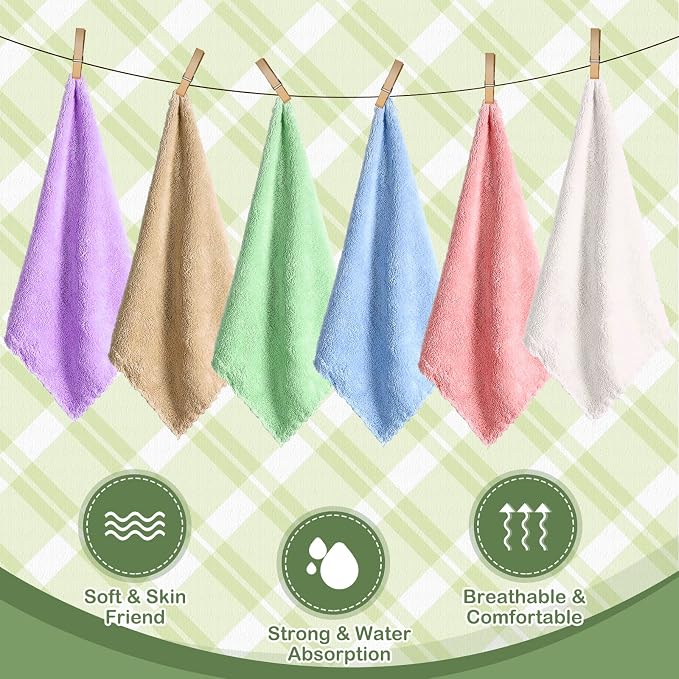 24 Pcs 24 Pcs Guinea Pig Fleece Bedding Blankets Bulk Washable Small Animal Fleece Cage Liners Pet Wash Cloth Sleeping Mat Cover for Hamster Chinchilla Rabbit Hedgehog (12 x 12 Inch,Multicolor)