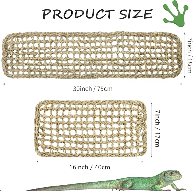 Bearded Dragon Hammock Reptile Lounger for Chameleon, Lizards, Geckos, Snakes, Lguana Reptiles, Tortoises Reptile & Amphibian Habitat Décor