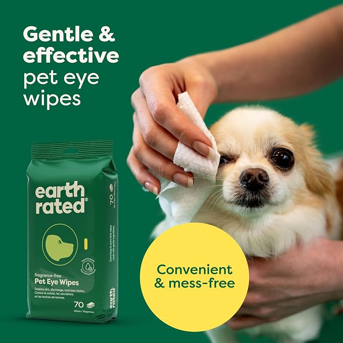 Earth Rated Ultimate Dog Grooming Bundle - Includes Unscented Grooming Wipes, Hypoallergenic Ear and Eye Wipes