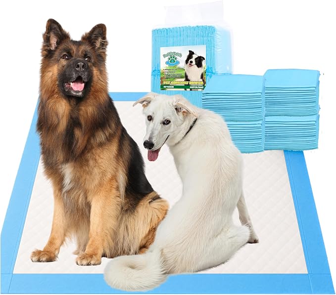 SNIFIT Dog Pee Pads for Puppies & Large Dogs - Highly Absorbent Large Leakproof Pet Pee Pads with Tear Resistant & Edge-Wrapped Design - Quick-Dry Washable Pee Pads for Dogs Use Indoor & Outdoor -40ea